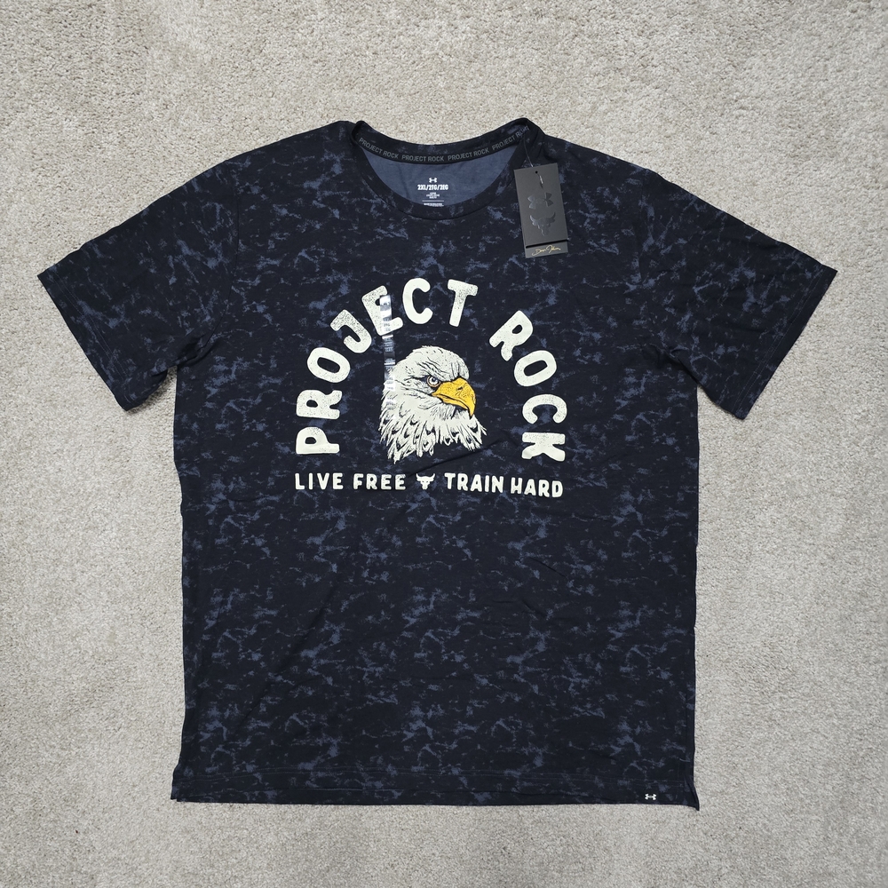 Under Armour Project Rock Navy T-Shirt